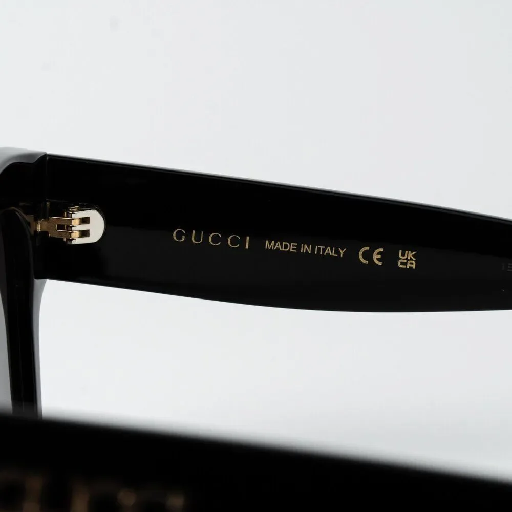 Gucci Men Sunglasses Black Grey Square GG1789S 001 BRAND NEW
